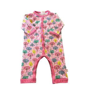 Me Too Organic Tree Print Romper Size 3-6M